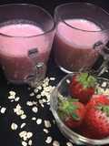 Avena con Leche y Fresas🥛🍓