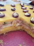 Causa de pulpa de cangrejo