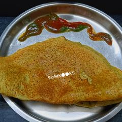 A picture of Whole Green Mung Bean Dosa.