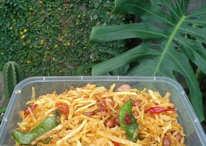 Resep Kering kentang kacang yang Lezat