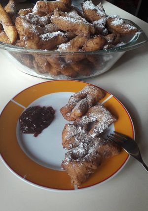 Túrós csörögefánk recept fotója