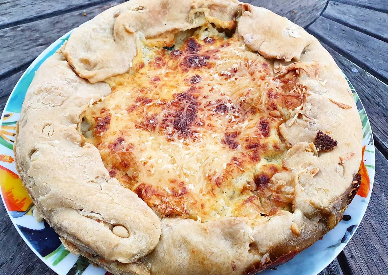La Tarte Rustique Epinard, Pomme de terre et Crème de Boursin