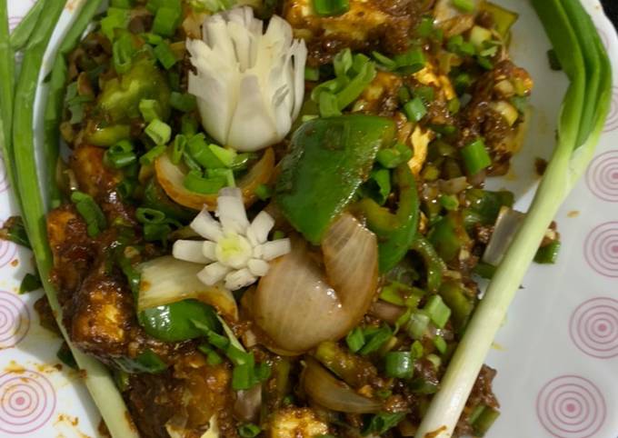 Recipe of Mario Batali Paneer chilli dry