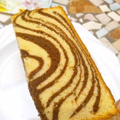 A picture of Zebra cake.