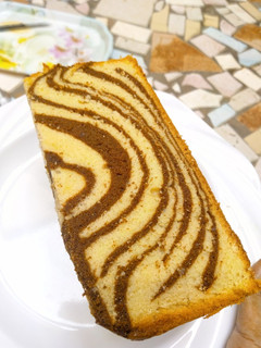 A picture of Zebra cake.