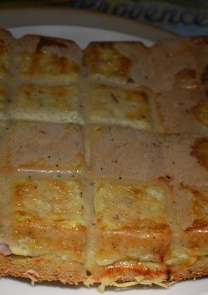 Une photo de Croque monsieur weight watchers