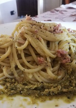 Foto di Bavette con Tonno e Pesto alla Genovese