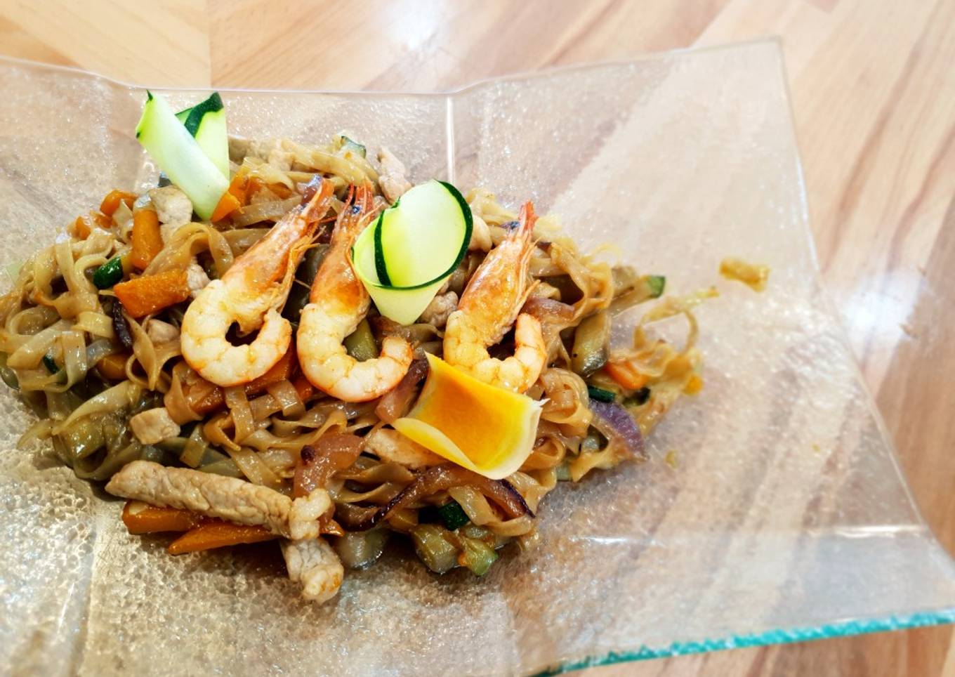 Wok de Tallarines de Arroz Ligth