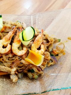 Una foto de Wok de Tallarines de Arroz Ligth