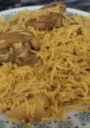 عکسی از دستور مجبوس مرغ (دمپخت عربی)