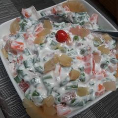 A picture of Russian Salad.