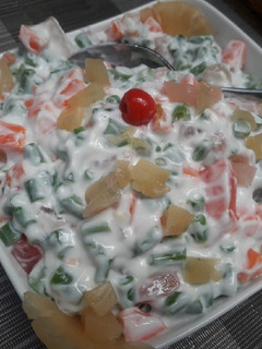 A picture of Russian Salad.