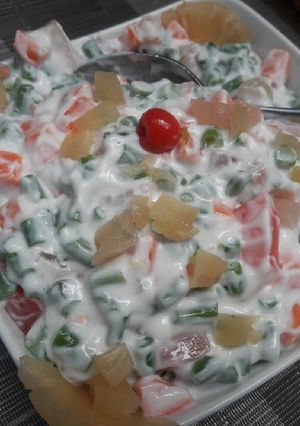 A picture of Russian Salad.
