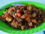 Sambal goreng kentang wortel hati ampela manis