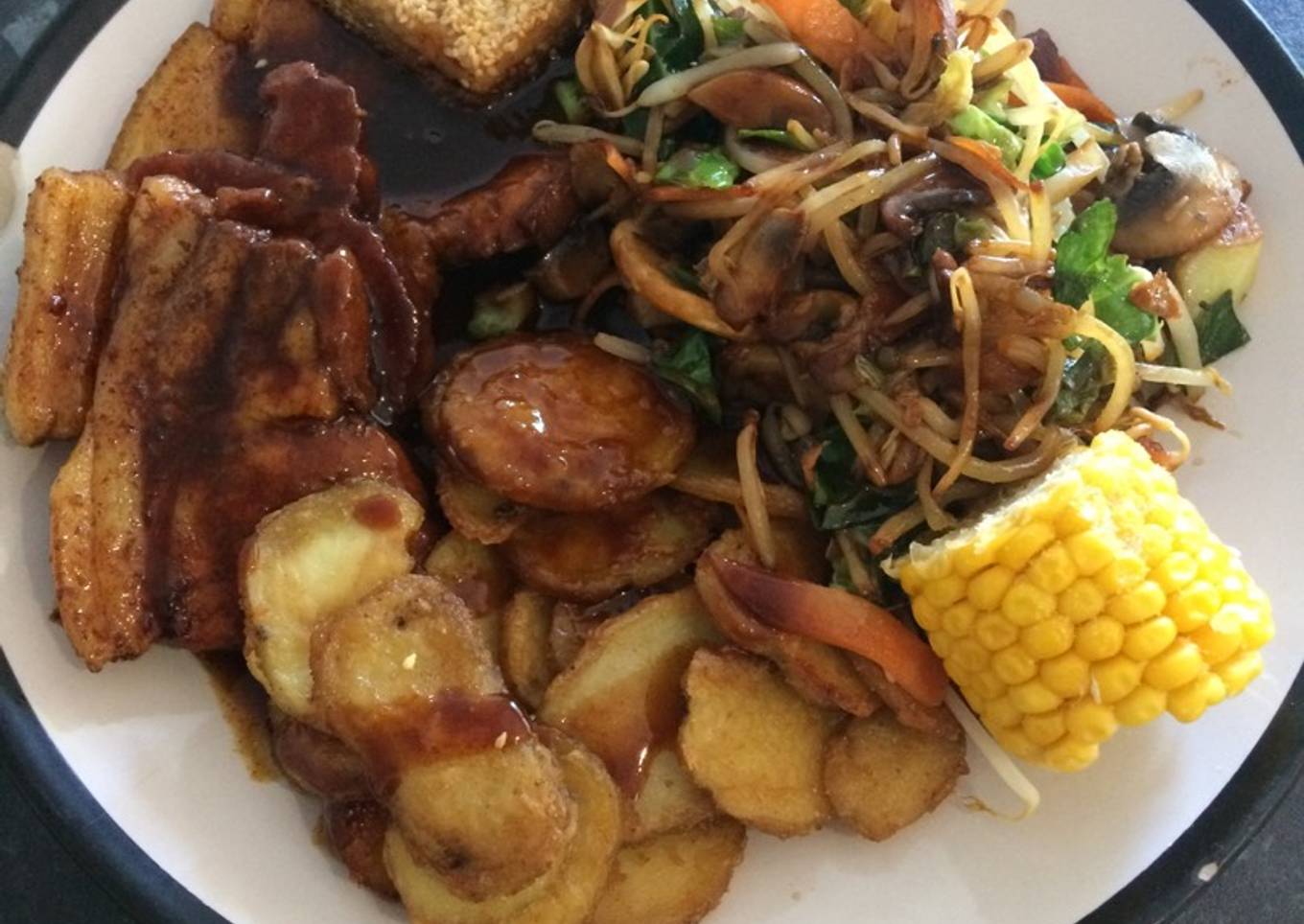 Chinese inspired pork loin chops