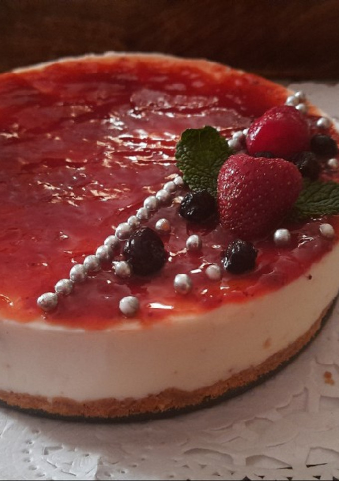 Una foto de Tarta de queso philadelphia fácil y buenísima
