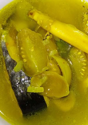 Foto resep Ikan Patin kuah tomat Hijau