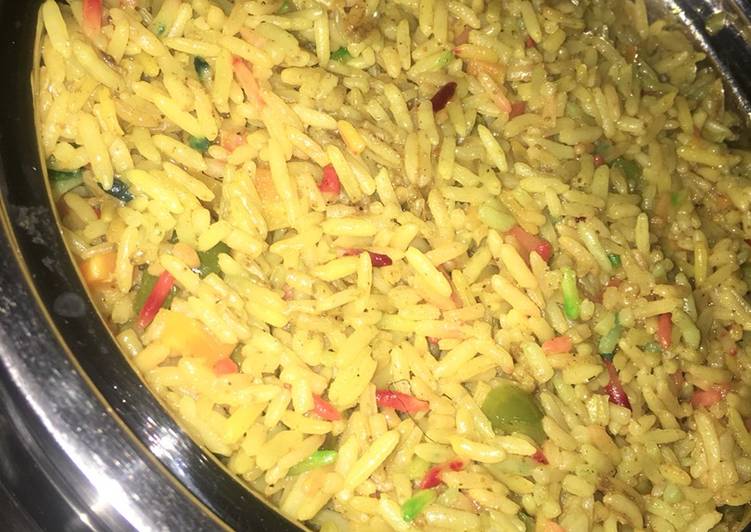 Simple Way to Make Quick Colored fried rice