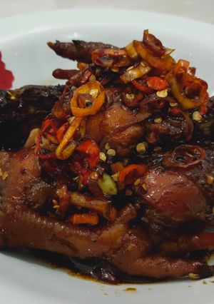 Foto resep Ayam Bakar Siram Kecap Pedes Gila