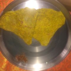 A picture of Mint coriander paratha.