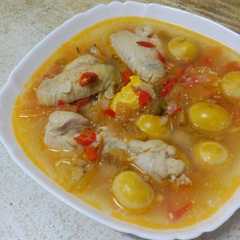 A picture of Garang Asem Tanpa Santan Tanpa Daun.