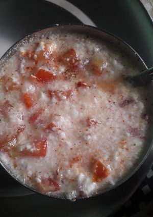 A picture of Veg raita.