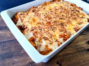 Una foto de pasta rigatoni