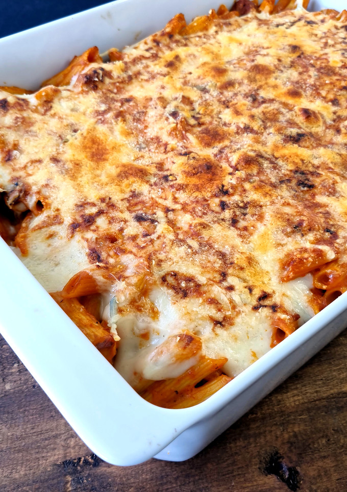 Una foto de Pasta al horno del Ginos {versión vegana y sin gluten}