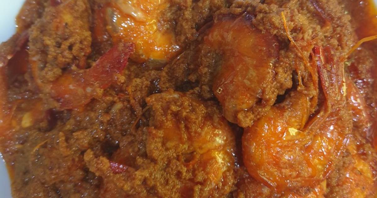 40 resep rendang udang  enak dan sederhana Cookpad