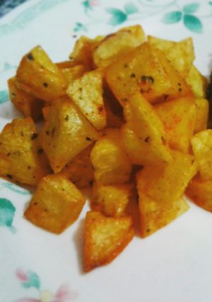 Una foto de Papas al chimichurri y orégano!