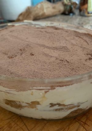 Una foto de Tarta de tiramisú