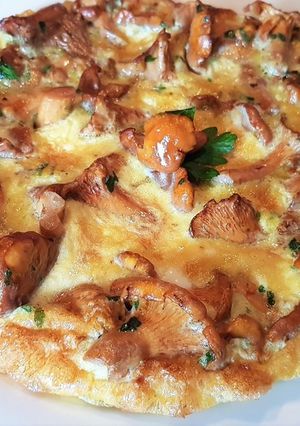 Une photo de Omelette aux girolles