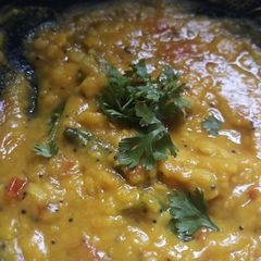A picture of Dal (pappu)- Andra style.