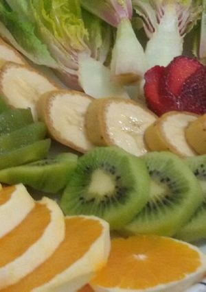 صورة لوصفة فواكه مشكلة 🍓🍌🍊🌳