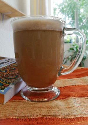 Una foto de Pumpkin latte de desayuno 🎃☕️ / low carb