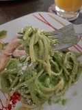 Spaghetti de chiles poblanos