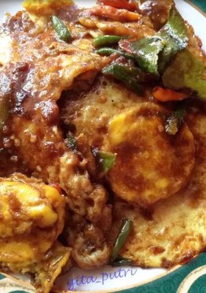 Foto resep Telor Ceplok Saos Tiram