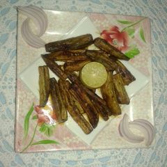 A picture of Fried spicy okera.