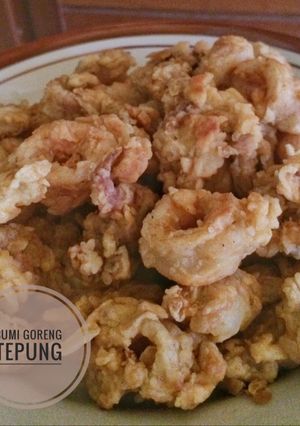 Foto resep Cumi Goreng Tepung versi 2 lebih kriuk