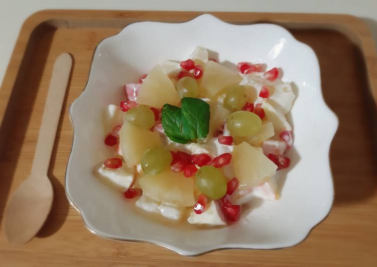 Maniere simple a Faire Super rapide fait maison Salade de fruits sans sucre ajouté 🌿