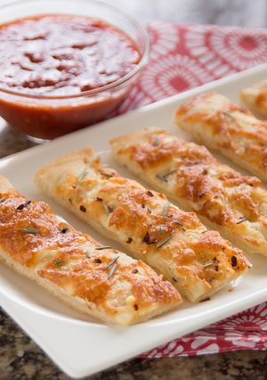 A picture of Cheesy Bread Strips.