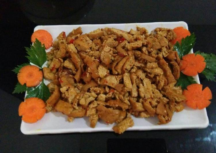 Cara termudah untuk Istimewa AppetizingOseng tahu...ala nasi kucing (gaya kudus) 