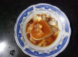 Hình của món Flan phô mai.