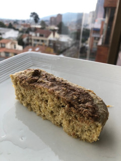 Una foto de Torta fit de banano