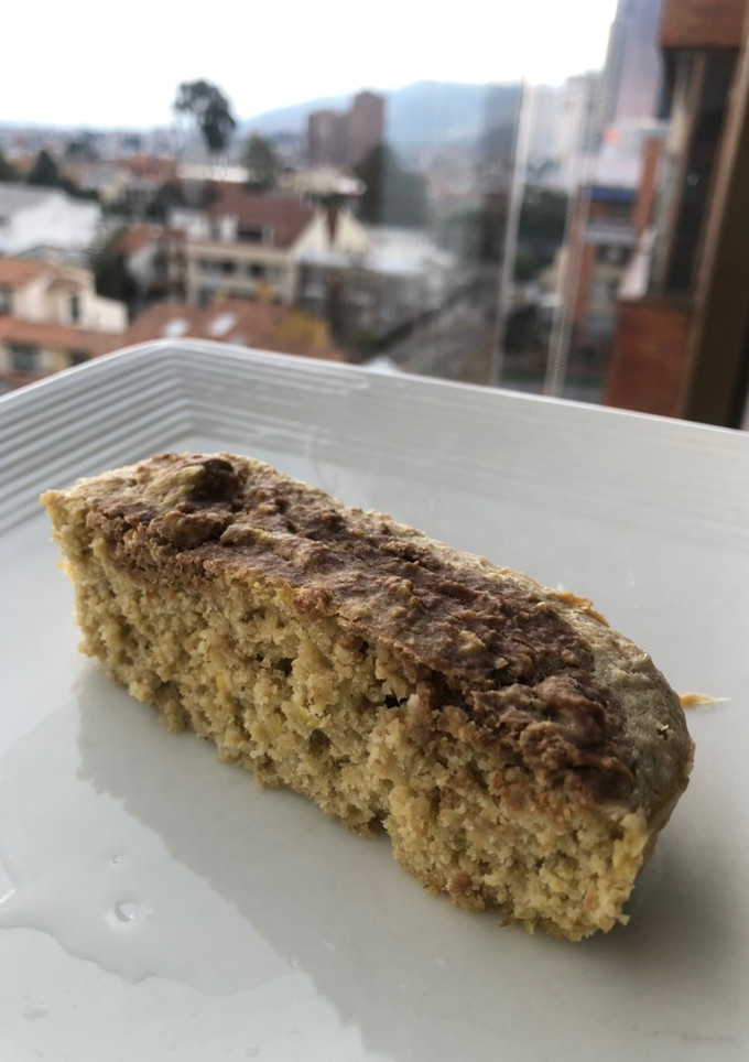 Una foto de Torta fit de banano