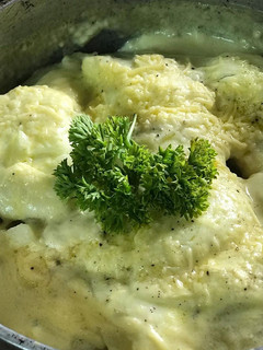 Una foto de Papas gratinadas sin horno