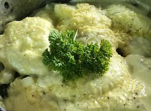 Una foto de Papas gratinadas sin horno