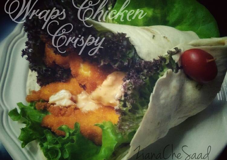 Wraps chicken crispy