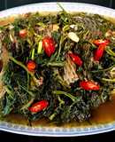 Cá rô phi hấp lá ngải cứu