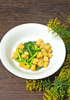 Foto resep Tumis Bayam Tempe